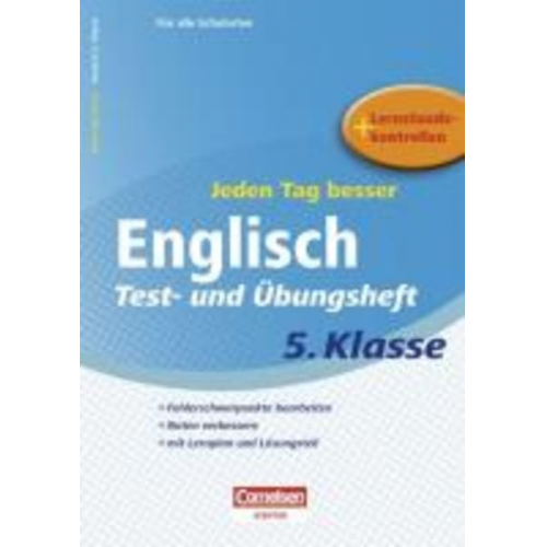 Brigitte Seidl Ingrid Preedy - Jeden Tag besser. Englisch 5. Schuljahr. Übungsheft mit Lernplan und Lernstandskontrollen