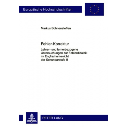 Markus Bohnensteffen - Fehler-Korrektur