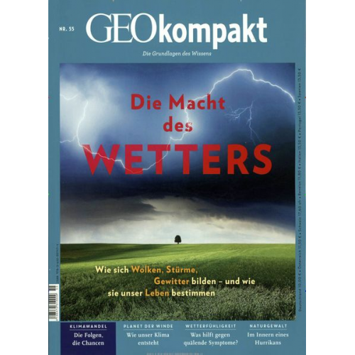 Michael Schaper - GEOkompakt / GEOkompakt 55/2018 - Die Macht des Wetters