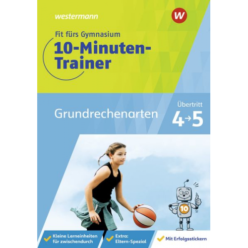 Julia Hacker - Fit fürs Gymnasium - Der 10-Minuten-Trainer. Übertritt 4 / 5 Mathematik Grundrechenarten