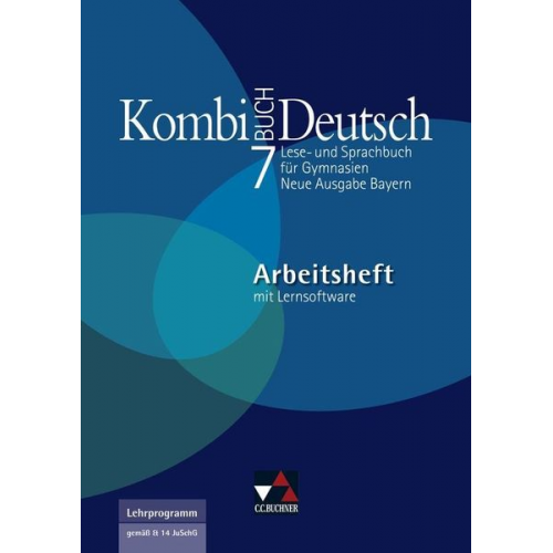 Ute Egloffstein Markus Knebel Oliver Kriegsmann Karla Müller Frank Becker - Kombi-Buch Deutsch 7 Neue Ausg. BY m. CD-ROM