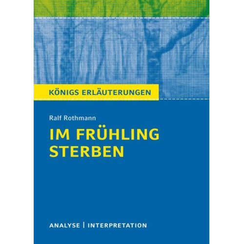 Ralf Rothmann - Im Frühling sterben von Ralf Rothmann