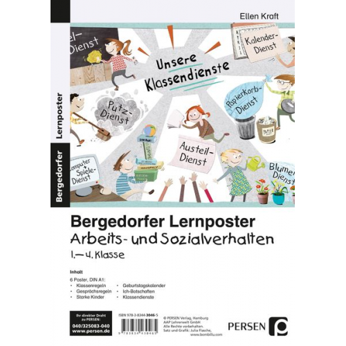 Ellen Kraft - Kraft, E: Lernposter Arbeits- und Sozialverhalten 1.-4. Kl.