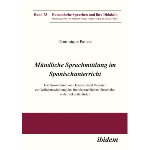 Dominique Panzer - Mündliche Sprachmittlung im Spanischunterricht