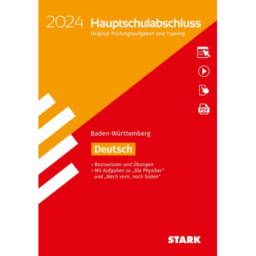 STARK Original-Prüfungen und Training Hauptschulabschluss 2024 - Deutsch 9. Klasse - BaWü