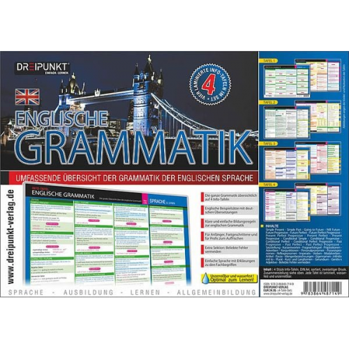 Schulze Media GmbH - Info-Tafel-Set Englische Grammatik