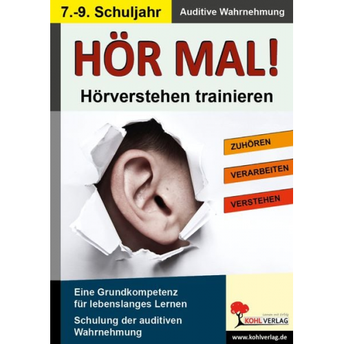 Kohl-Verlag - Hör mal! - Hörverstehen trainieren 7. - 9. Schuljahr