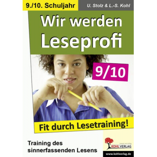 Ulrike Stolz Lynn-Sven Kohl - Wir werden Leseprofi Fit durch Lesetraining 9/10