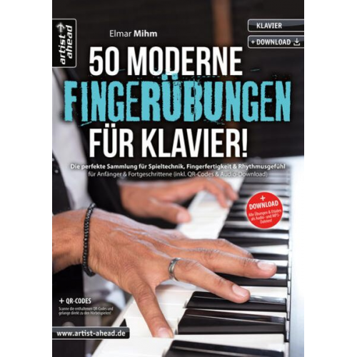 Elmar Mihm - 50 moderne Fingerübungen für Klavier!