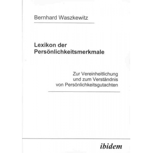 Bernhard Waszkewitz - Lexikon der Persönlichkeitsmerkmale