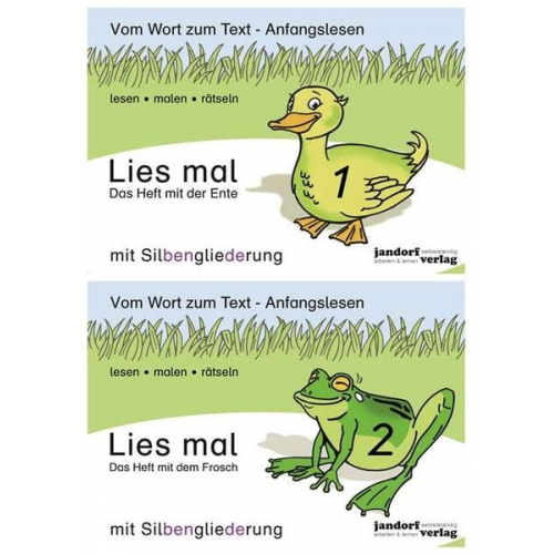 Peter Wachendorf - Lies mal - Die Hefte Band 1 und Band 2 im Paket (Ente und Frosch)