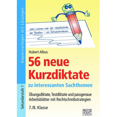 Hubert Albus - 56 neue Kurzdiktate 7./8. Klasse