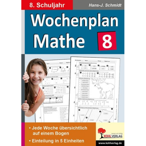 Hans-J. Schmidt - Wochenplan Mathe / Klasse 8