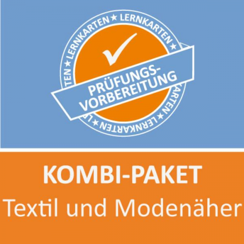 Jennifer Christiansen M. Rung-Kraus - AzubiShop24.de Kombi-Paket Textil- und Modenäher Lernkarten