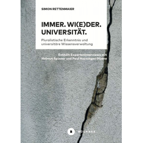 Simon Rettenmaier - Immer. Wi(e)der. Universität.