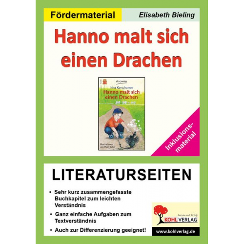 Elisabeth Bieling - Hanno malt sich einen Drachen - Literaturseiten