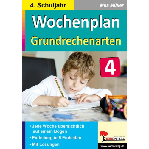 Mila Müller - Wochenplan Grundrechenarten / Klasse 4