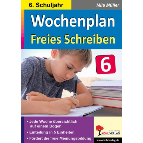 Mila Müller - Wochenplan Freies Schreiben / Klasse 6