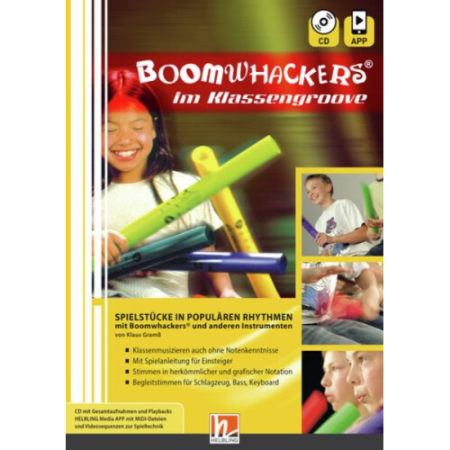 Klaus Gramss - Boomwhackers im Klassengroove inkl. Audio-CD + App