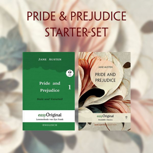 Jane Austen - Pride and Prejudice / Stolz und Vorurteil - Starter-Set (mit 3 MP3 Audio-CDs)