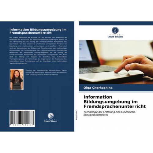 Olga Cherkashina - Information Bildungsumgebung im Fremdsprachenunterricht