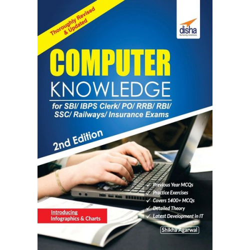 Disha Experts - Computer Knowledge for SBI/ IBPS Clerk/ PO/ RRB/ RBI/ SSC/ Railways/ Insurance Exams 2nd Edition