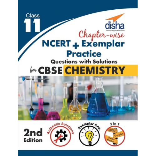 Disha Experts - Chapter-wise NCERT + Exemplar + Practice Questions with Solutions for CBSE Chemistry Class 11