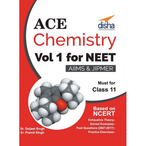 Disha Experts - Ace Chemistry Vol 1 for NEET, Class 11, AIIMS/ JIPMER