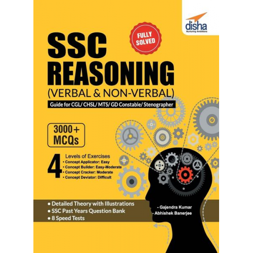 Gajendra Kumar Abhishek Banerjee - SSC Reasoning (Verbal & Non-Verbal) Guide for CGL/ CHSL/ MTS/ GD Constable/ Stenographer