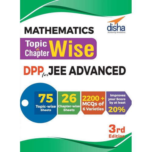 Disha Experts - Mathematics Topic-wise & Chapter-wise DPP (Daily Practice Problem) Sheets for JEE Advanced 3rd Edition