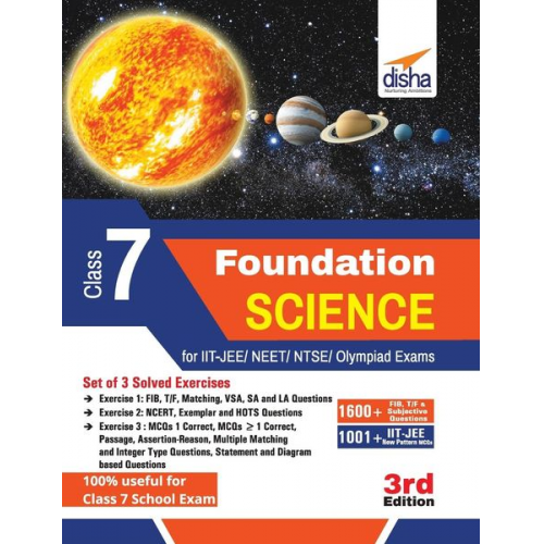 Disha Experts - Foundation Science for IIT-JEE/ NEET/ NTSE/ Olympiad Class 7 - 3rd Edition