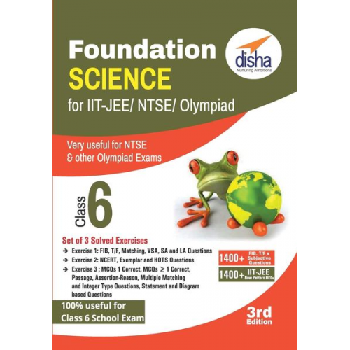 Disha Experts - Foundation Science for IIT-JEE/ NEET/ NTSE/ Olympiad Class 6 - 3rd Edition