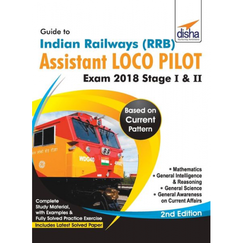 Disha Experts - Guide to Indian Railways (RRB) Assistant Loco Pilot Exam 2018 Stage I & II - 2nd Edition