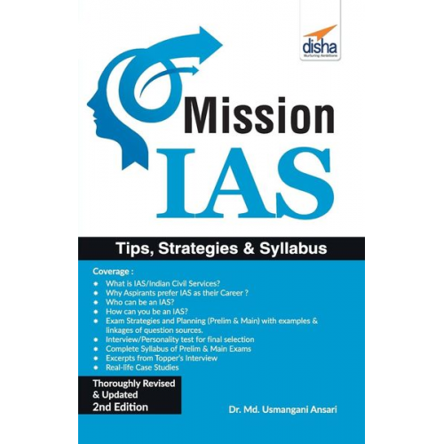 Disha Experts - Mission IAS - Prelim/ Main Exam, Trends, How to prepare, Strategies, Tips & Detailed Syllabus 2nd Edition