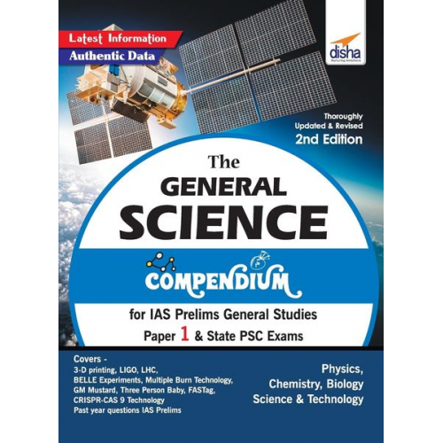 Disha Experts - The General Science Compendium for IAS Prelims General Studies Paper 1 & State PSC Exams 2nd Edition