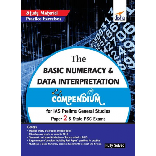 Disha Experts - The Basic Numeracy & Data Interpretation Compendium for IAS Prelims General Studies Paper 2 & State PSC Exams