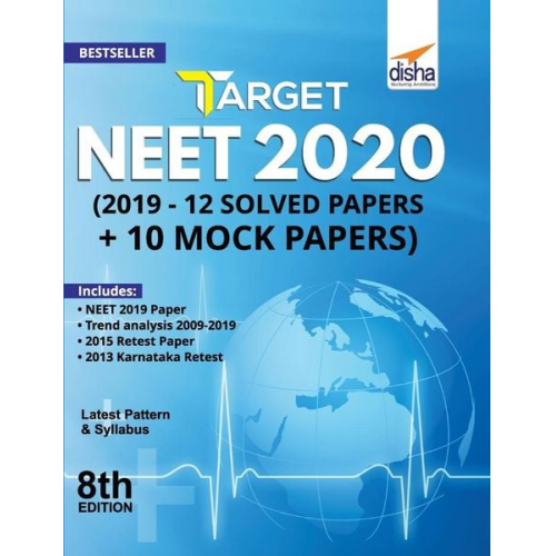 Disha Experts - Target NEET 2020 (2019 - 12 Solved Papers + 10 Mock Papers) 8th Edition