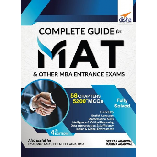 Disha Experts - Complete Guide for MAT and other MBA Entrance Exams 4th Edition