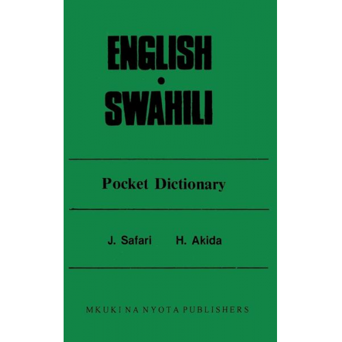 J. F. Safari - English Swahili Pocket Dictionary