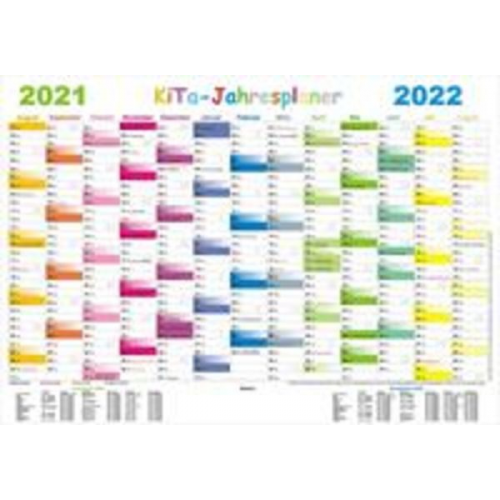 Kita-Jahresplaner 2021/2022-Set