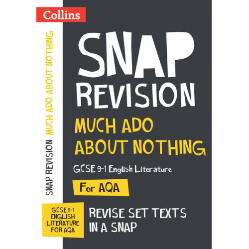 Collins GCSE - Much Ado About Nothing AQA GCSE 9-1 English Literature Text Guide