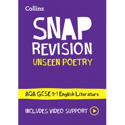Collins GCSE - AQA Unseen Poetry Anthology Revision Guide