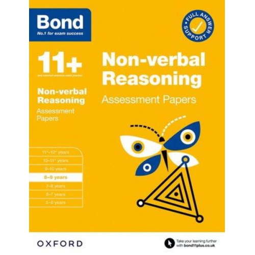 Andrew Baines Bond 11 - Bond 11+: Bond 11+ Non-verbal Reasoning Assessment Papers 8-9 years