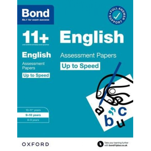 Bond 11 Sarah Lindsay - Bond 11+: Bond 11+ English Up to Speed Assessment Papers with Answer Support 9-10 Years