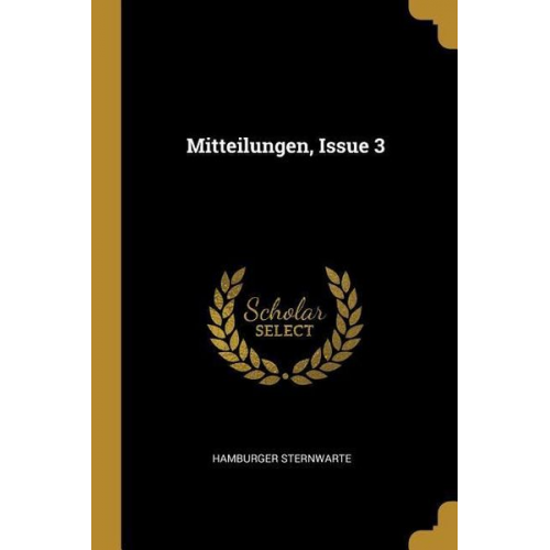 Hamburger Sternwarte - Mitteilungen, Issue 3