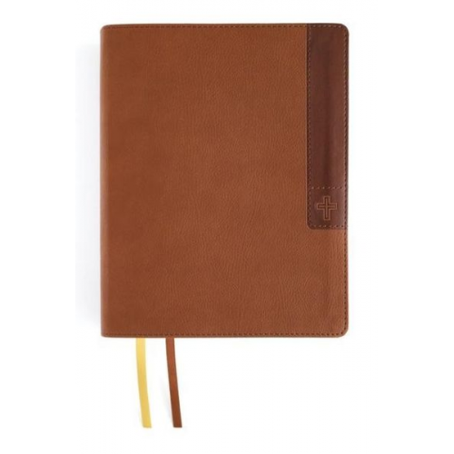 Zondervan - Niv, Journal the Word Bible (Perfect for Note-Taking), Large Print, Leathersoft, Brown, Red Letter, Comfort Print