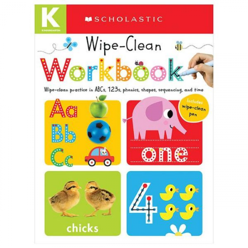 Scholastic - Kindergarten Wipe-Clean Workbook: Scholastic Early Learners (Wipe-Clean Workbook)