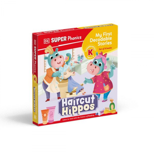 DK - DK Super Phonics My First Decodable Stories Haircut Hippos