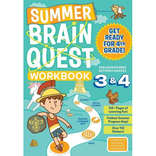 Workman Publishing Persephone Walker Claire Piddock - Summer Brain Quest: Between Grades 3 & 4