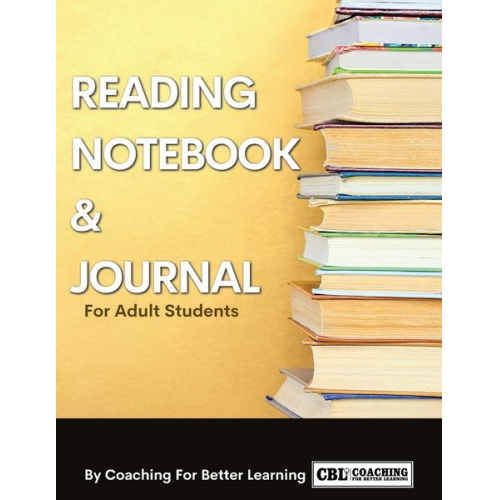 Reading Notebook and Journal For Adult Students